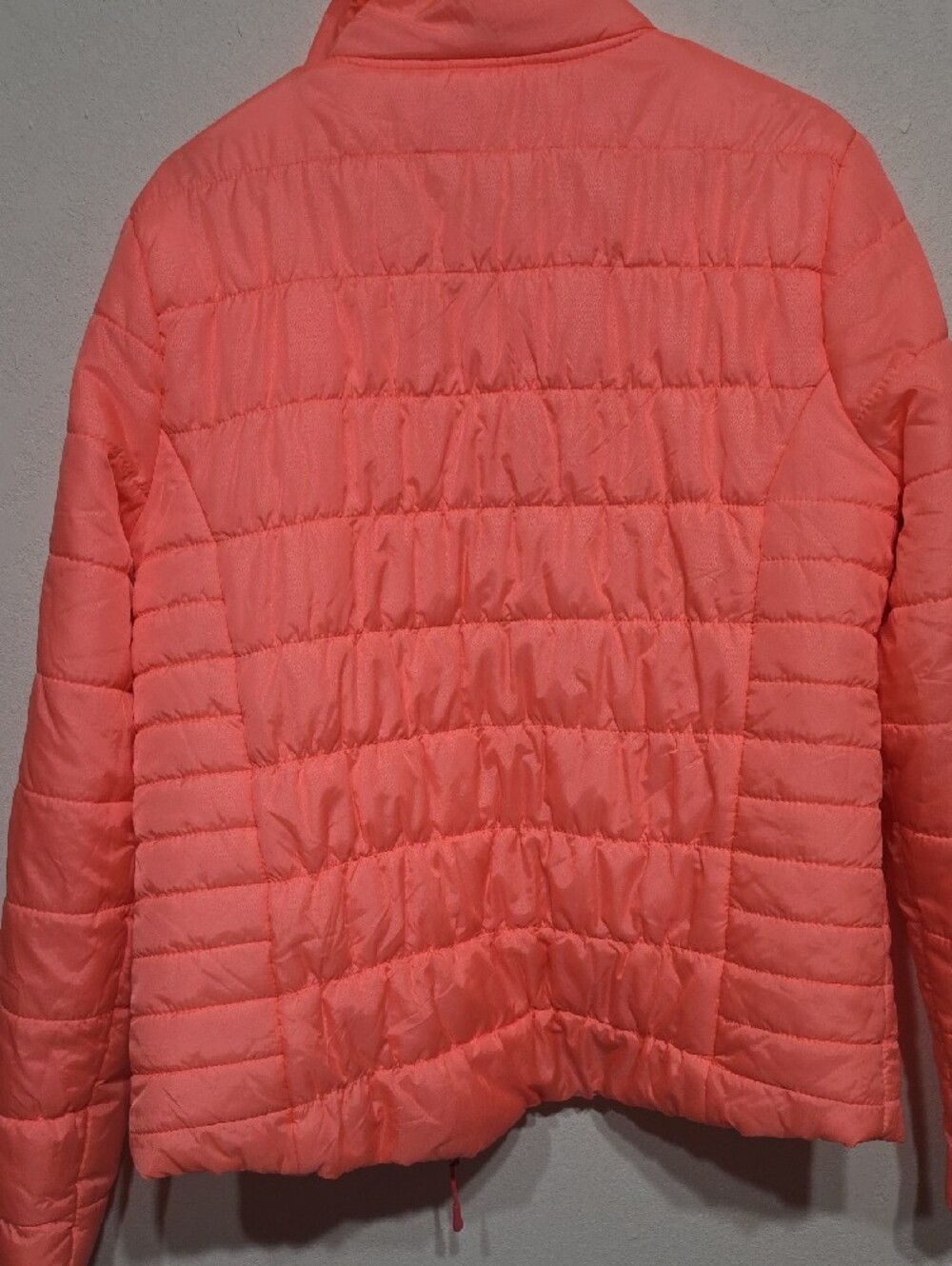 exertek Coral-Orange Quilted Women's Puffer Jacket - Picture 8 of 9